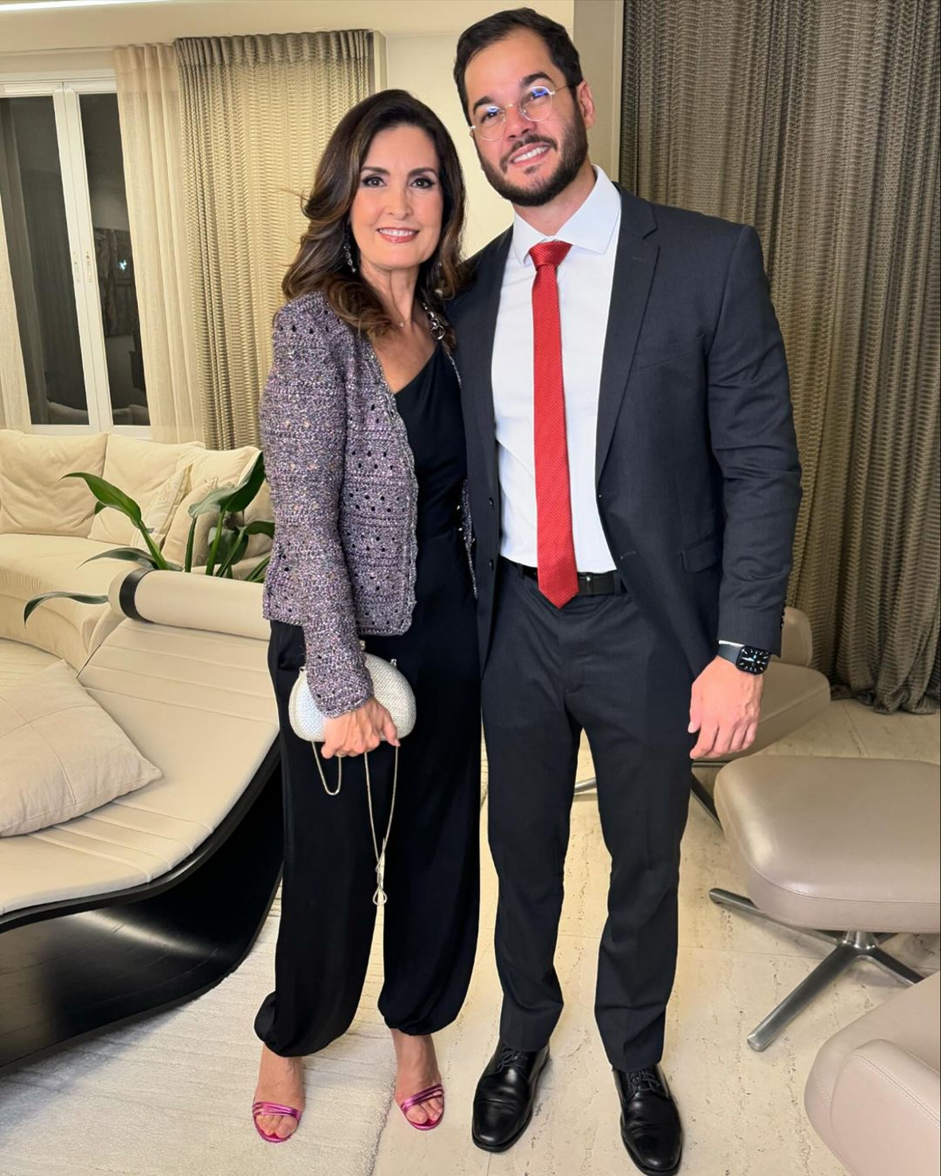 Fátima Bernardes posta cliques com Túlio Gadelha - Reprodução