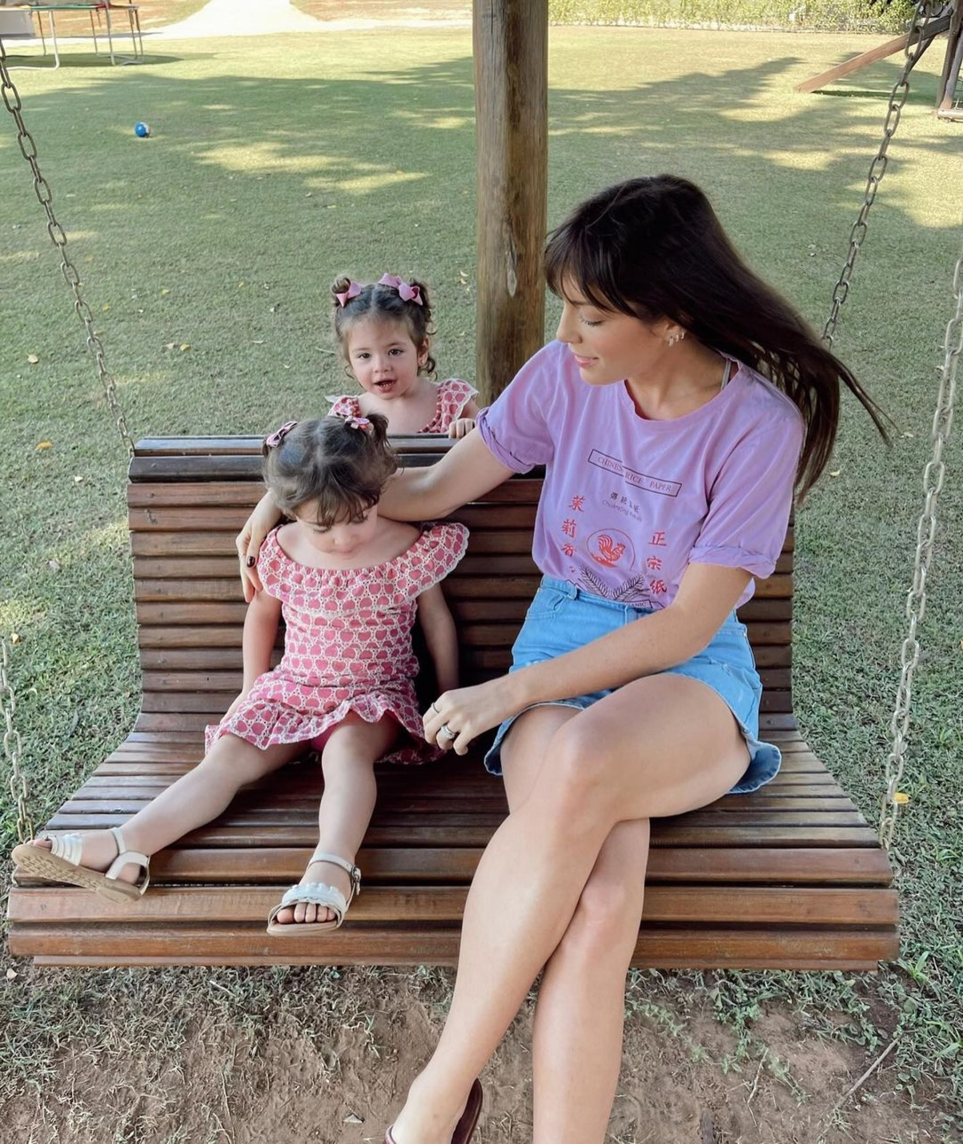 Fabiana Justus posta fotos com os filhos - Reprodução