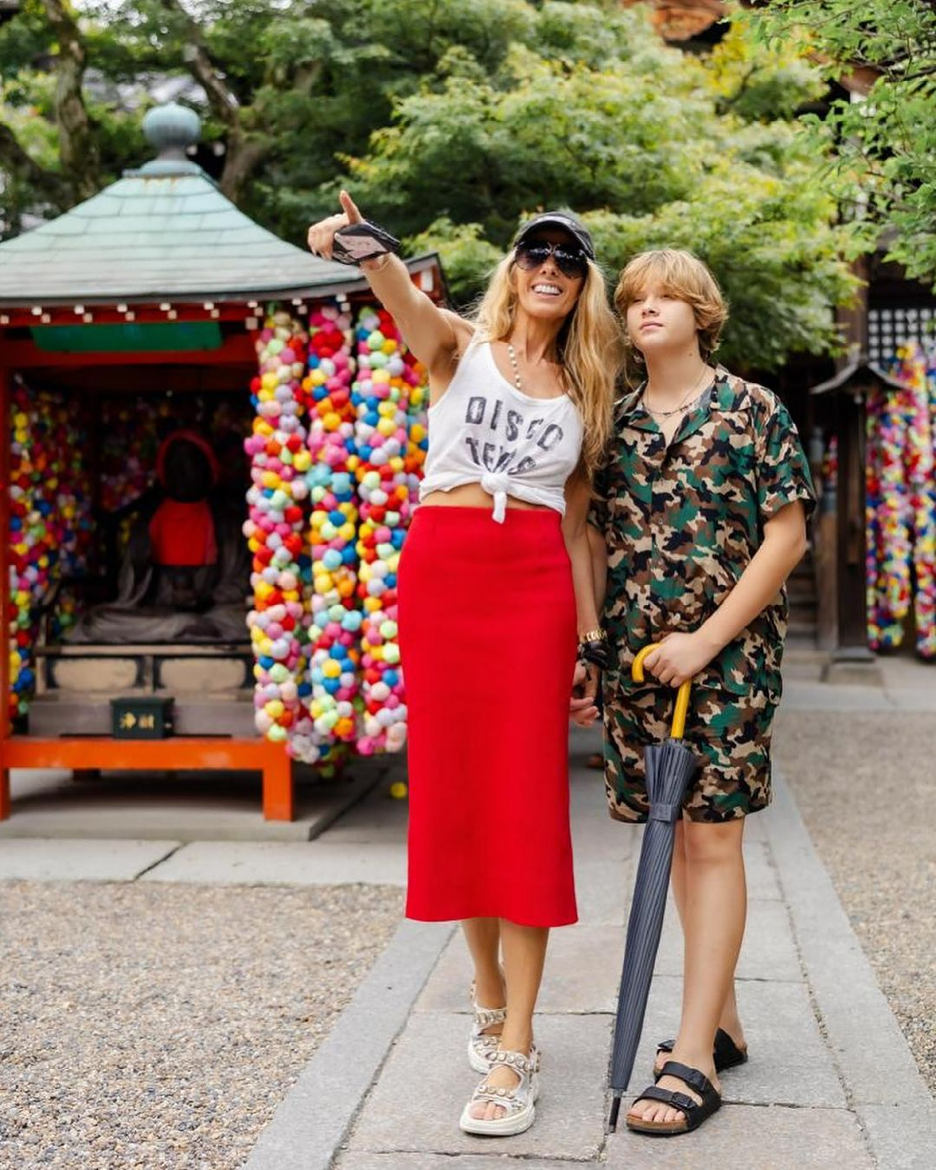 Adriane Galisteu encanta ao mostrar registros no Japão - Reprodução