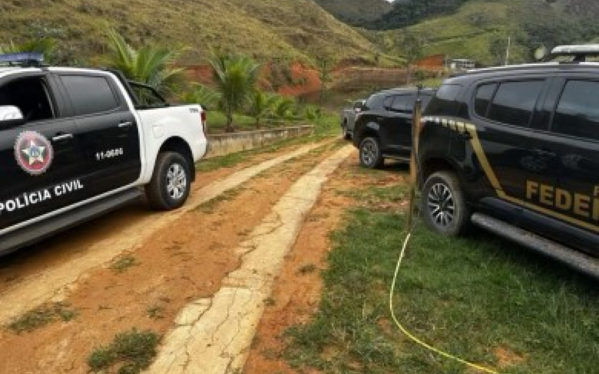 Thiago foi preso em operação da Polícia Civil e Polícia Federal, no distrito de São Jsé do Turvo, em Barra do Piraí 