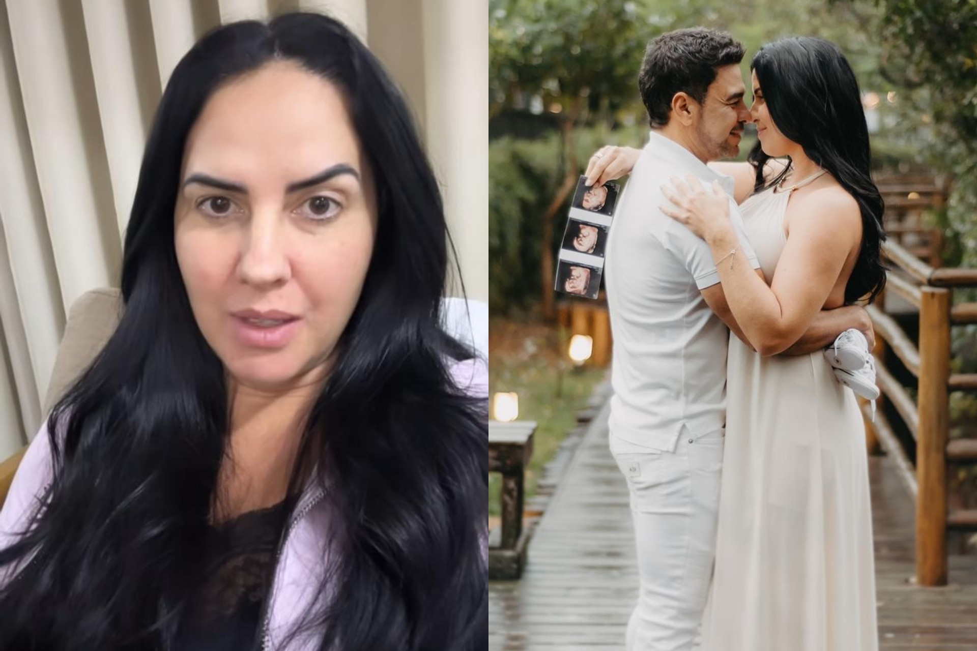 Graciele Lacerda explica como engravidou de Zezé Di Camargo - Reprodução / Instagram 