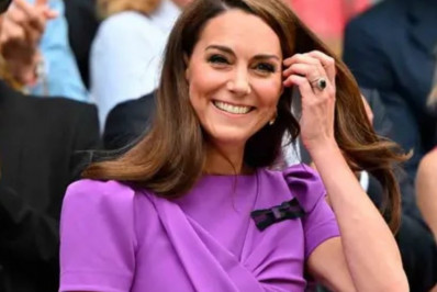 Princesa Kate assiste à final masculina de Wimbledon