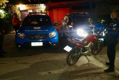 PM prende motociclista em Mangaratiba e recupera moto roubada