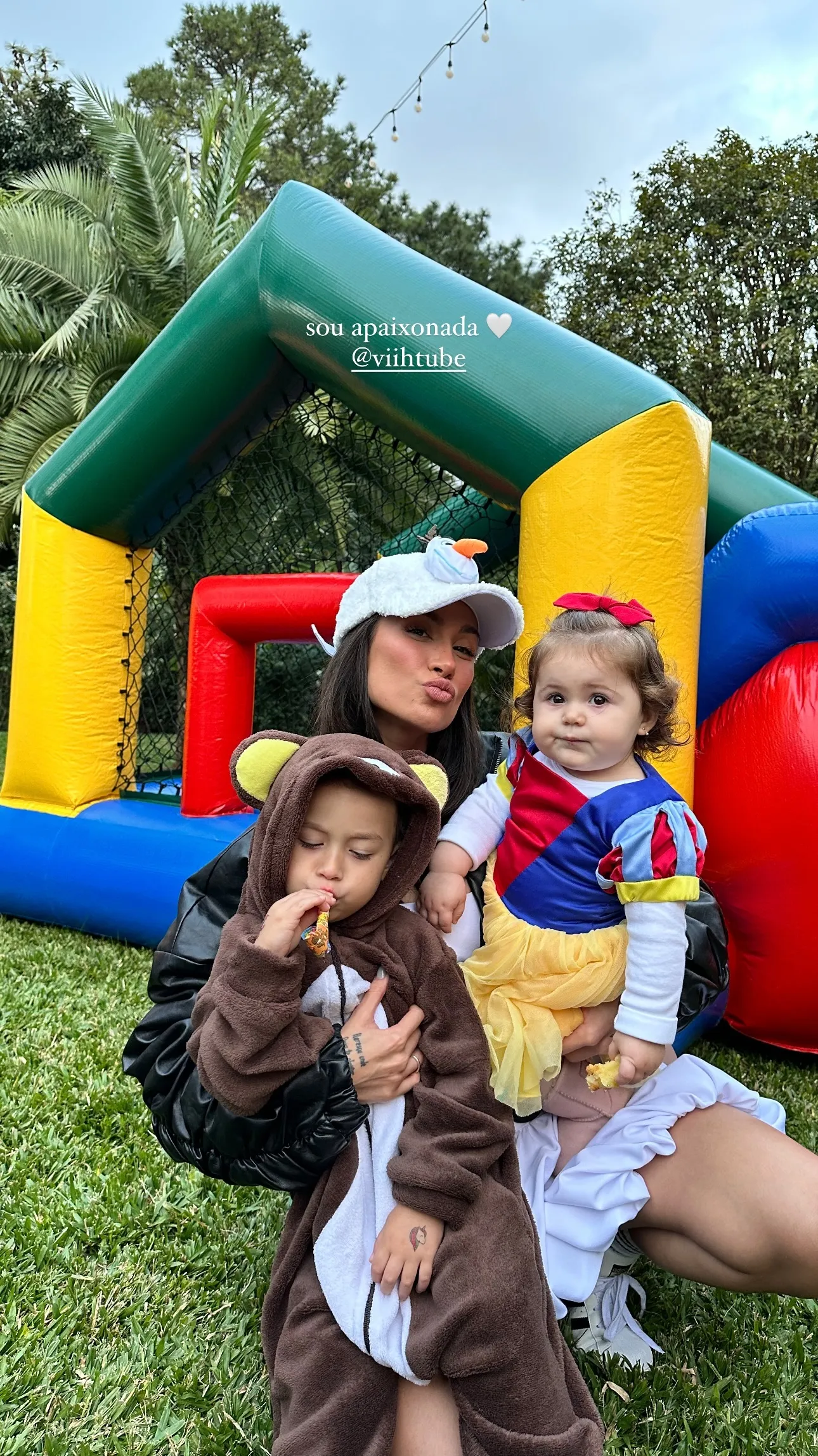 Bianca Andrade, Cris e a Lua, filha de Viih Tube  - Reprodução / Instagram 