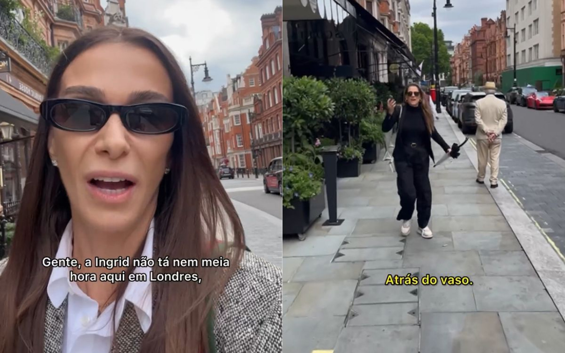 Mônica Martelli e Ingrid Guimarães contam primeiro perrengue da viagem à Londres - Reprodução / Instagram