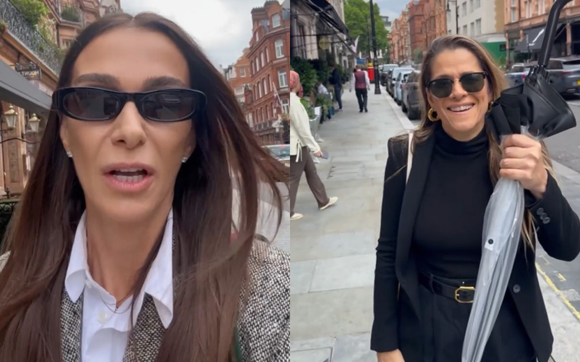 Mônica Martelli e Ingrid Guimarães contam primeiro perrengue da viagem à Londres - Reprodução / Instagram