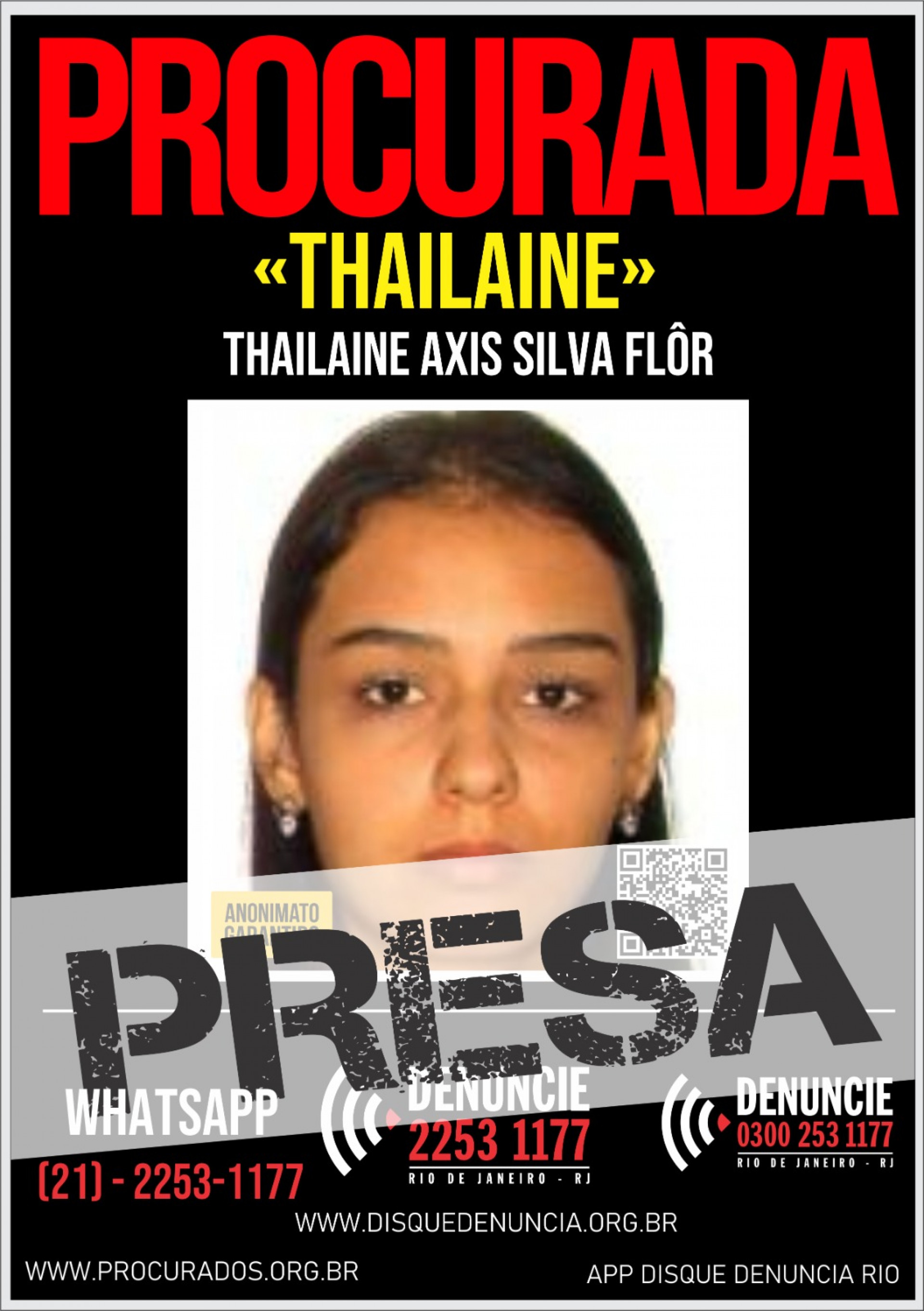 PM prende foragida do Espírito Santo na Zona Oeste do Rio