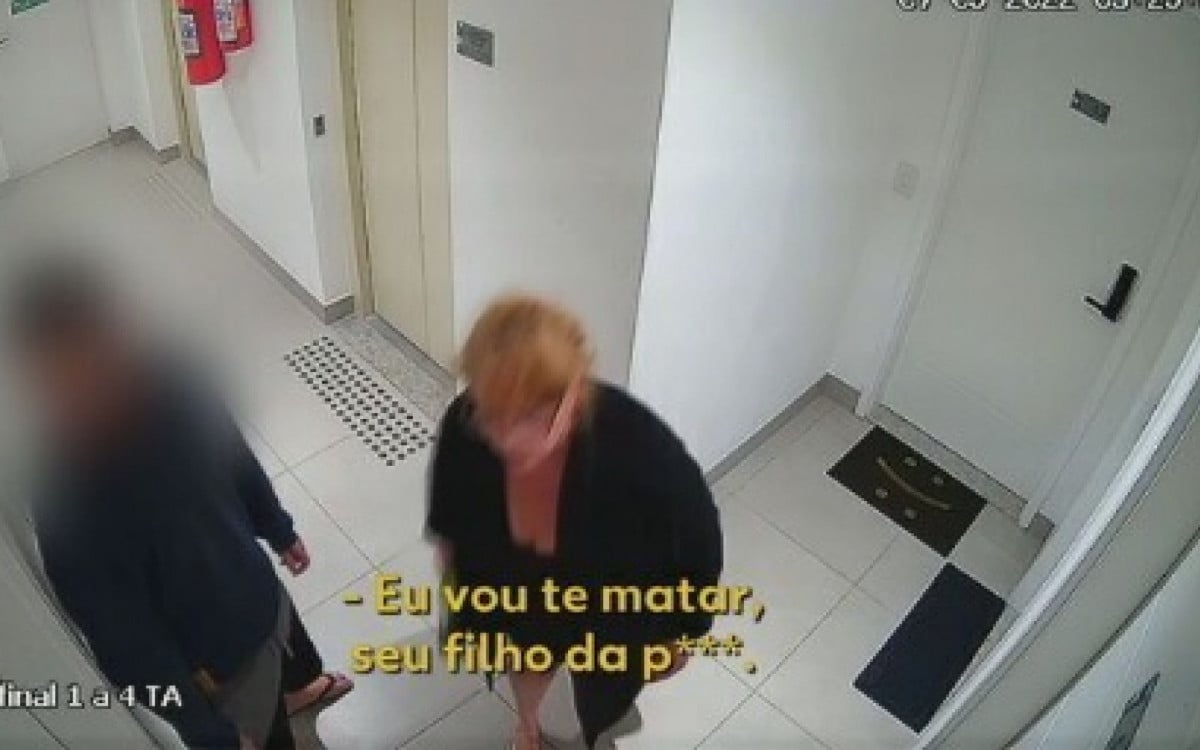 SP: Justiça determina que agressora de humorista deixe condomínio - Reprodução TV Globo