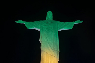 Cristo Redentor ficará verde e amarelo em homenagem aos 30 anos do tetra