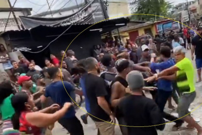 Vídeo: ex-secretário é agredido em confusão durante operação na Cidade de Deus