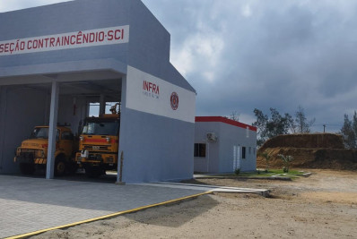 Heliporto Farol de São Tomé terá nova unidade de combate a incêndio