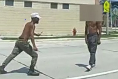 Vídeo: homem armado com faca é morto a tiros nos arredores da Convenção Nacional Republicana