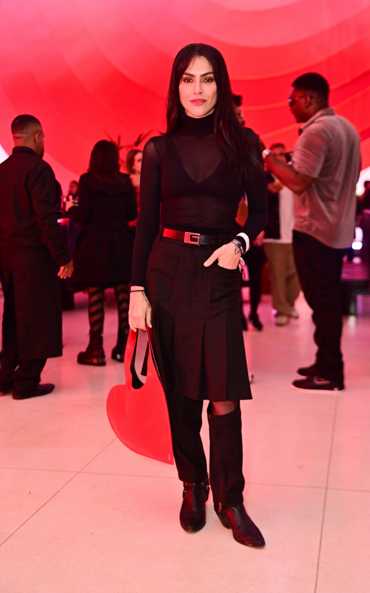 Cleo curte festival de música em SP