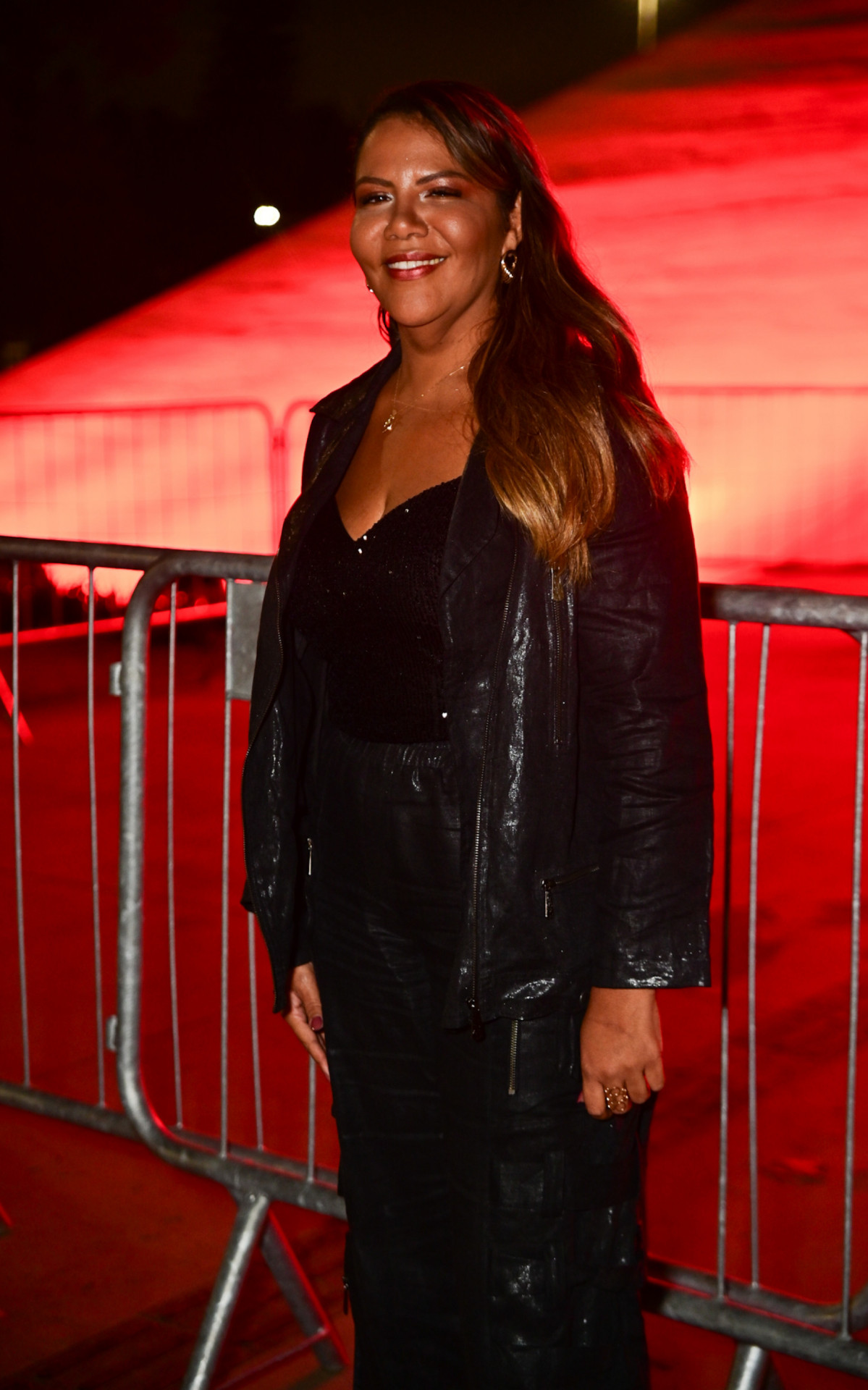 Mani Rego, ex de Davi Brito, curte festival de música em SP