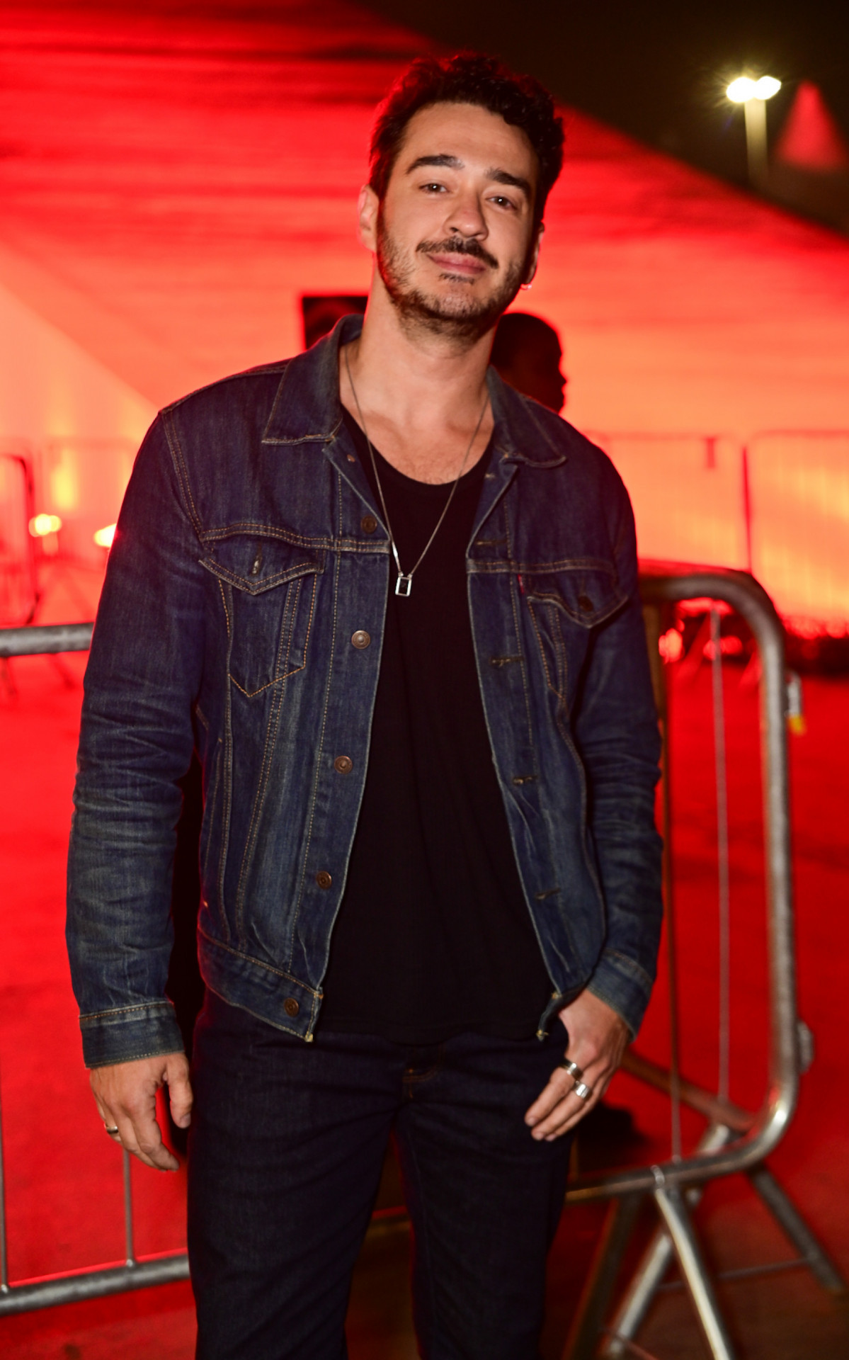 Marcos Veras curte festival de música em SP