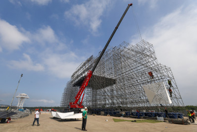 Rock in Rio 2024: Palco Mundo terá mais de 300 toneladas de estrutura; primeira placa já foi fixada