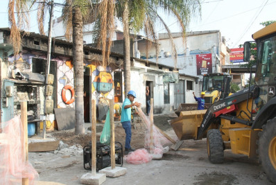 Interdição na orla da Praia das Pedrinhas
