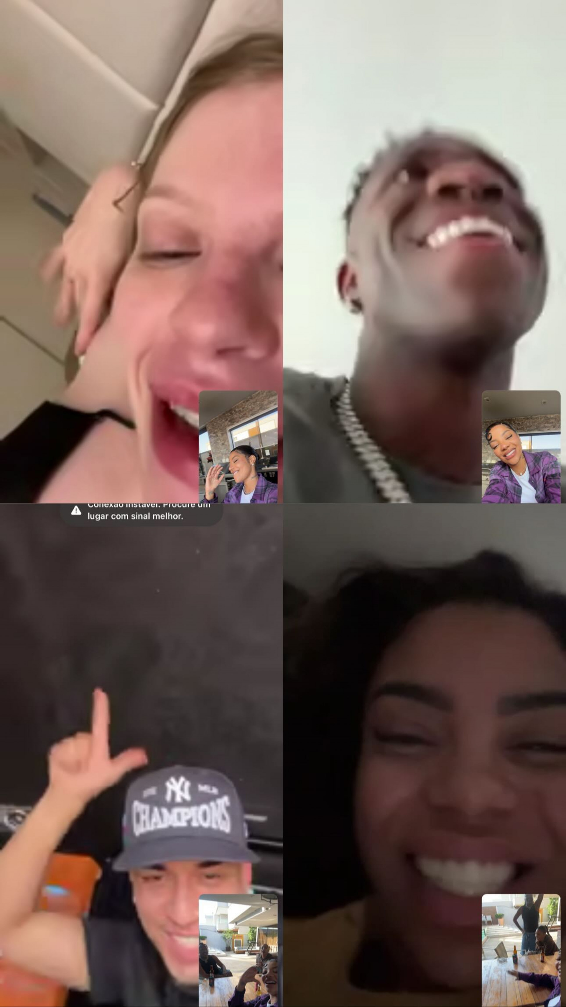 Ludmilla liga para famosos às 8 da manhã  - Reprodução / Instagram 