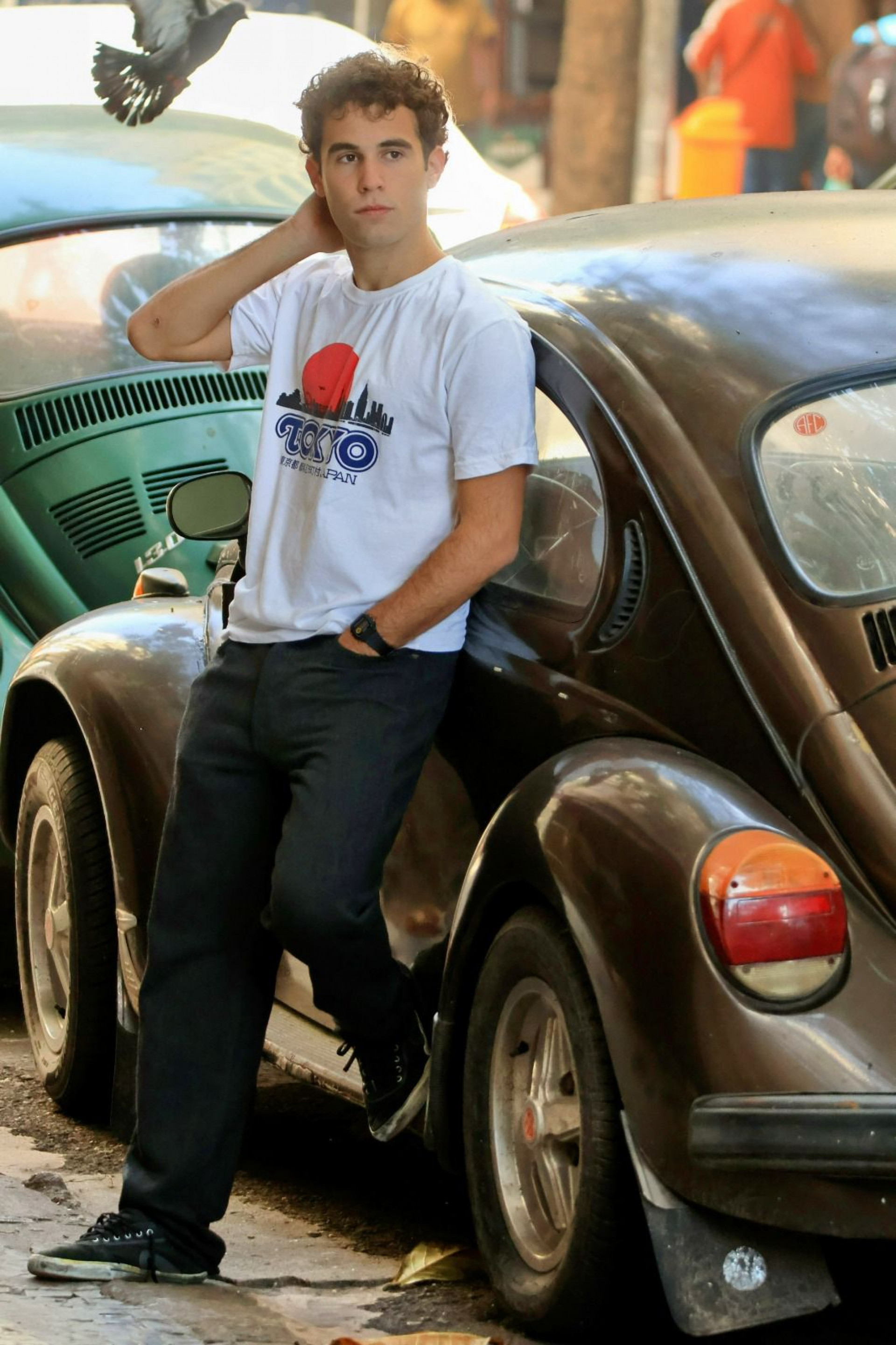 Filho de Andrea Beltr&atilde;o posa para ensaio em Copacabana - Dan Delmiro / Agnews