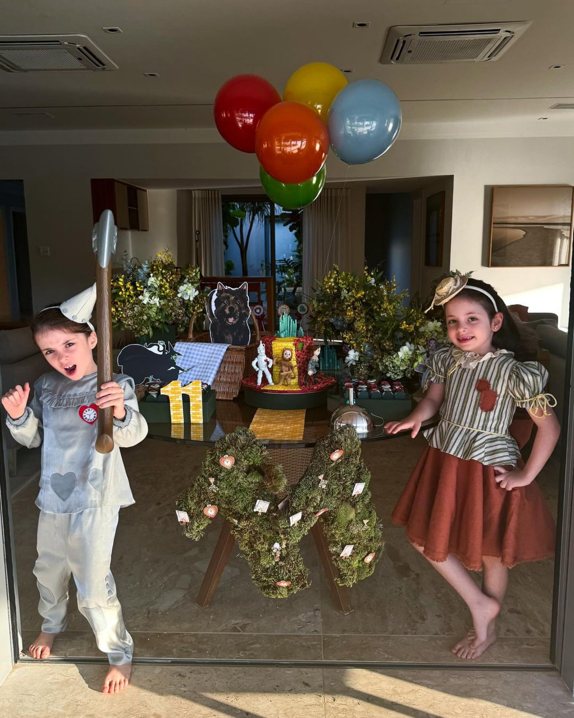 Fabiana Justus celebra mesversário do filho com tema de 'Mágico de Oz' - Reprodução