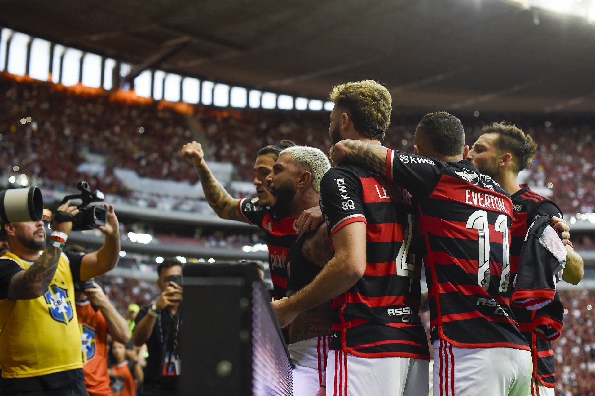 Flamengo x Criciuma - Campeonato Brasileiro - Estadio Mane Garrincha - 20-07-2024 - Marcelo Cortes / Flamengo