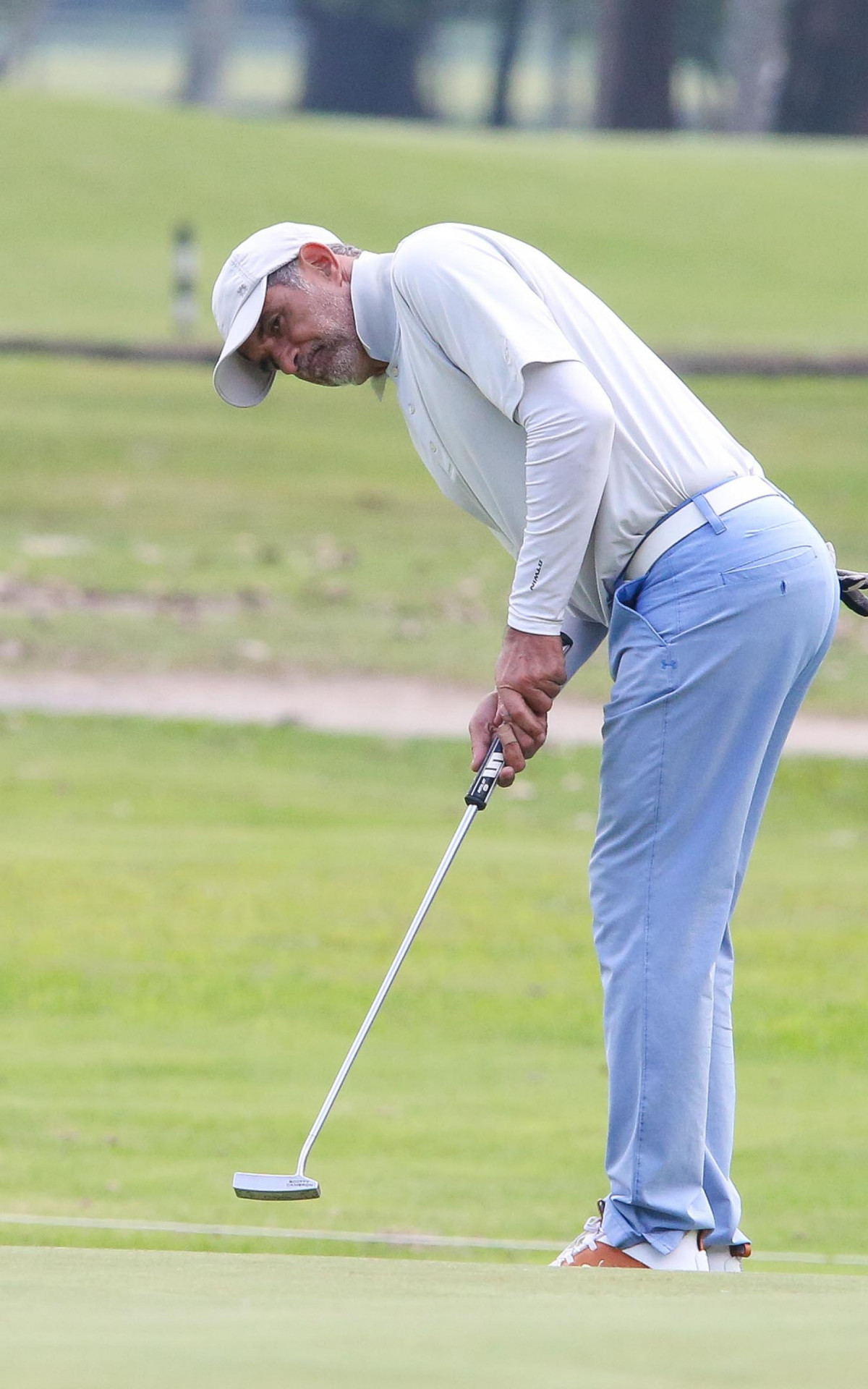 Marcos Pasquim joga golf em clube no Rio