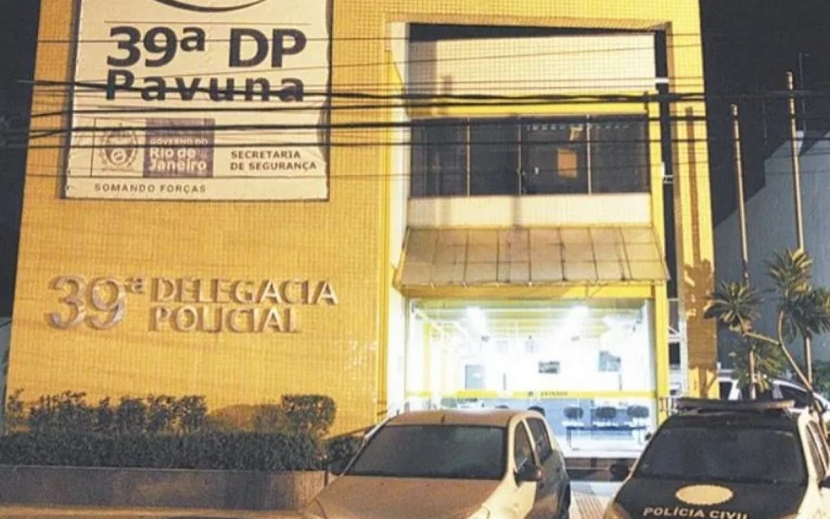 Os policiais encaminharam o preso para a 39ª DP  - (Divulgação)