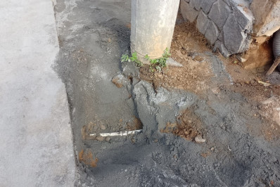 Ligação clandestina de água é identificada em casarão em Nogueira