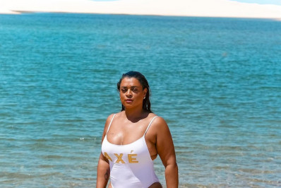 Preta Gil curte praia no Maranhão e fala sobre chegada dos 50 anos: 'Revitalizada'