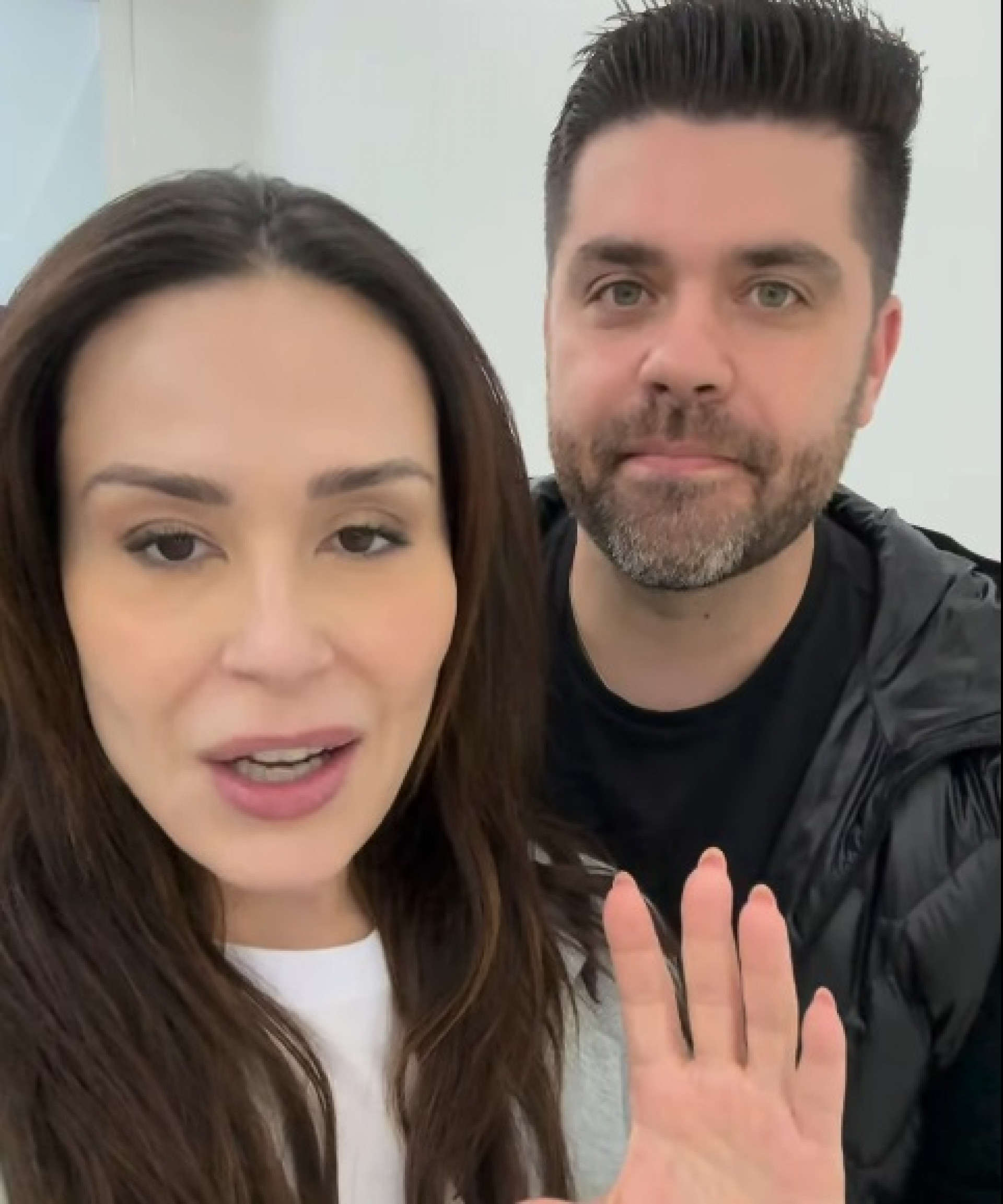 Nadja Haddad e o marido, Danilo - Reprodução do Instagram