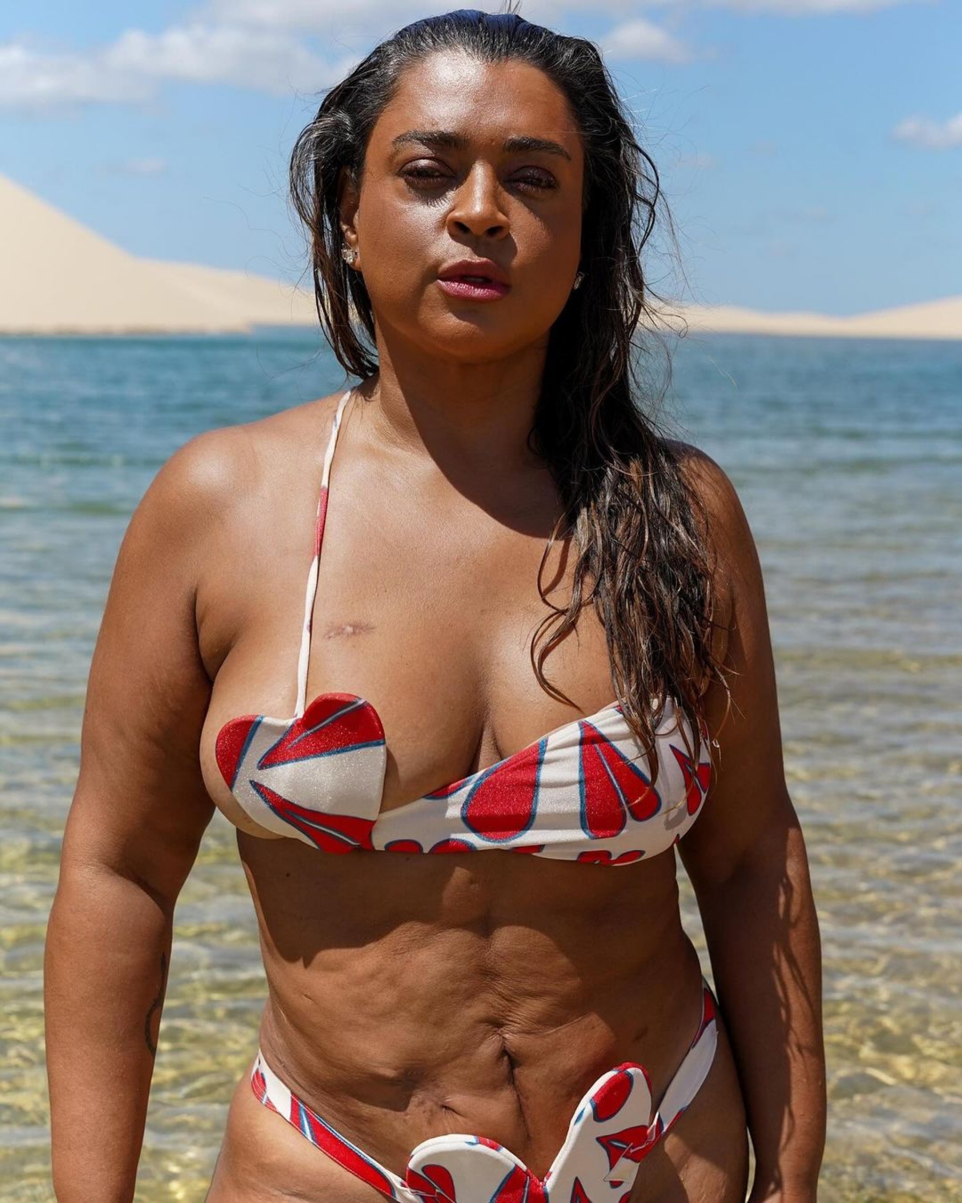 Preta Gil curte praia no Maranhão e fala sobre chegada dos 50 anos - Reprodução