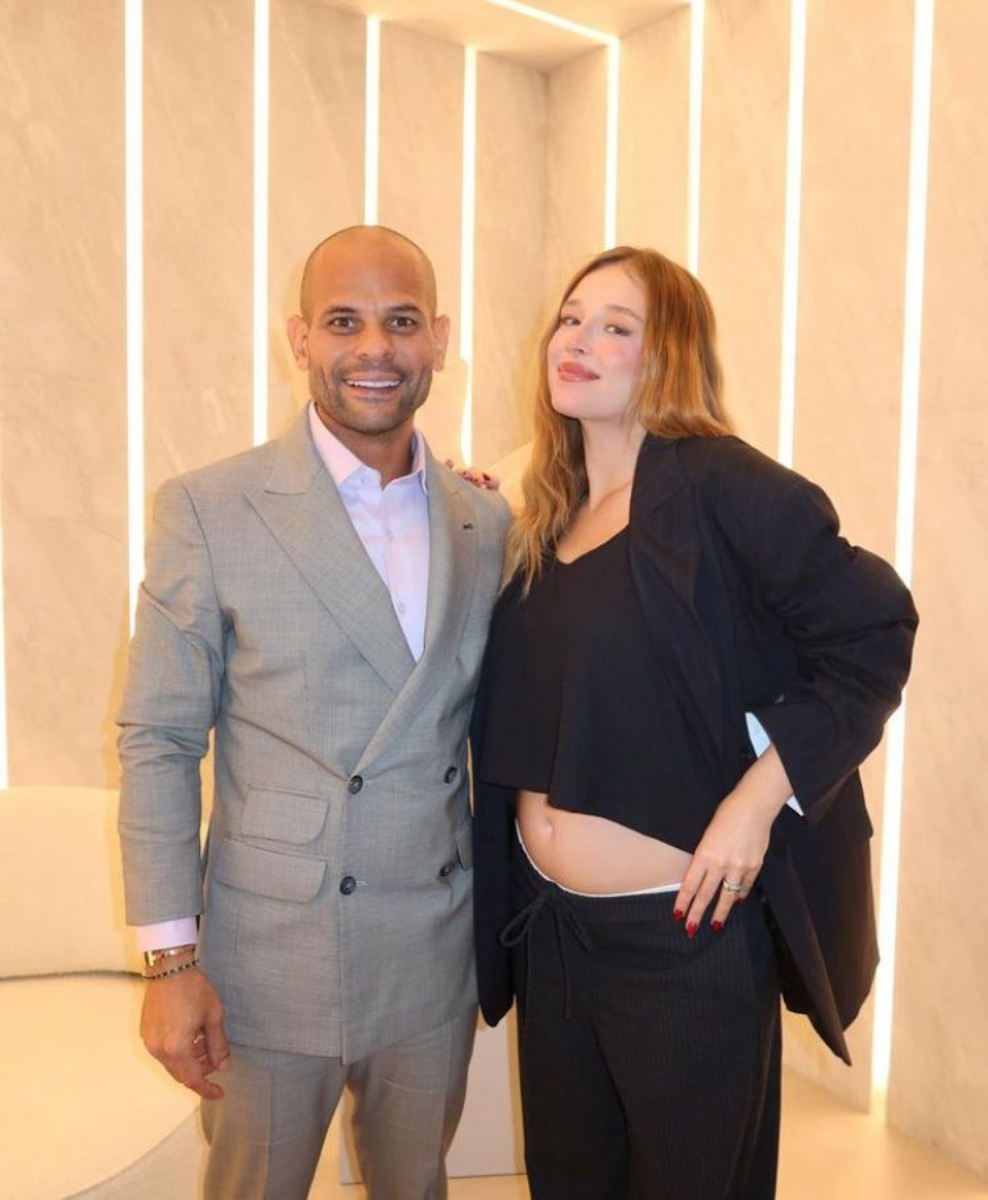 Duda Reis e seu médico - Reprodução / Instagram