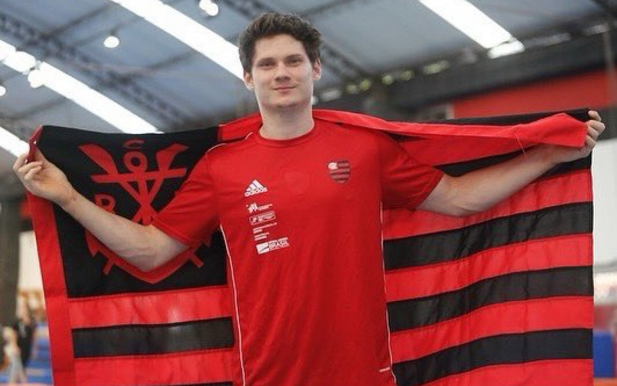 O Flamengo também estará na ginástica masculina com Diogo Soares