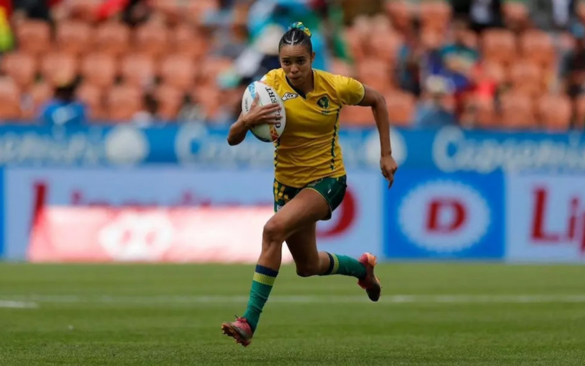 Gabriela Lima começou no esporte em Curicica, na Zona Oeste. Ela abandonou o atletismo para se dedicar ao rúgbi