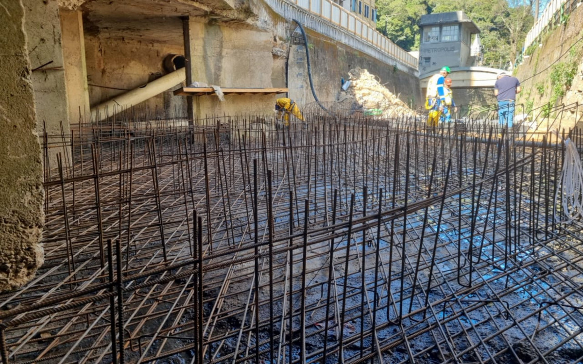 Obras no Túnel Extravasor - Foto: Divulgação