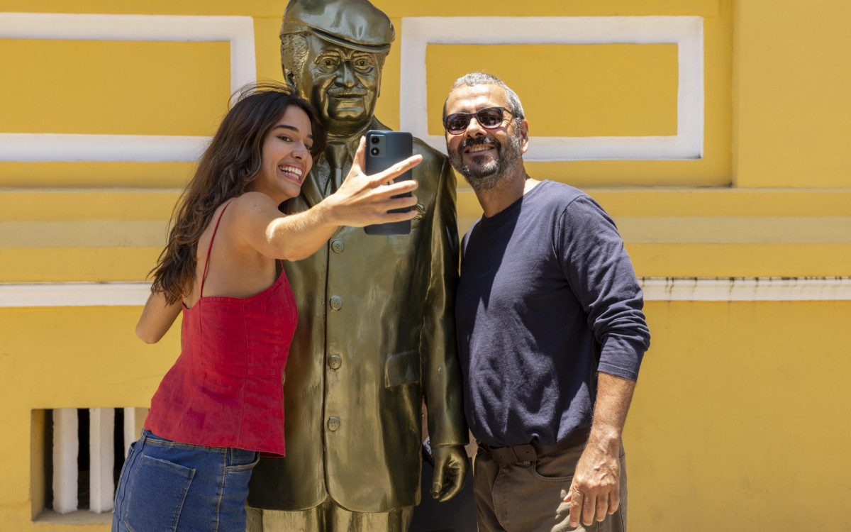 Cena da novela Renascer na Casa de Jorge Amado