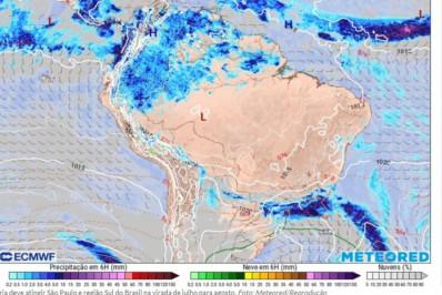 Nova onda de frio pode atingir SP e Sul do Brasil; veja previsão