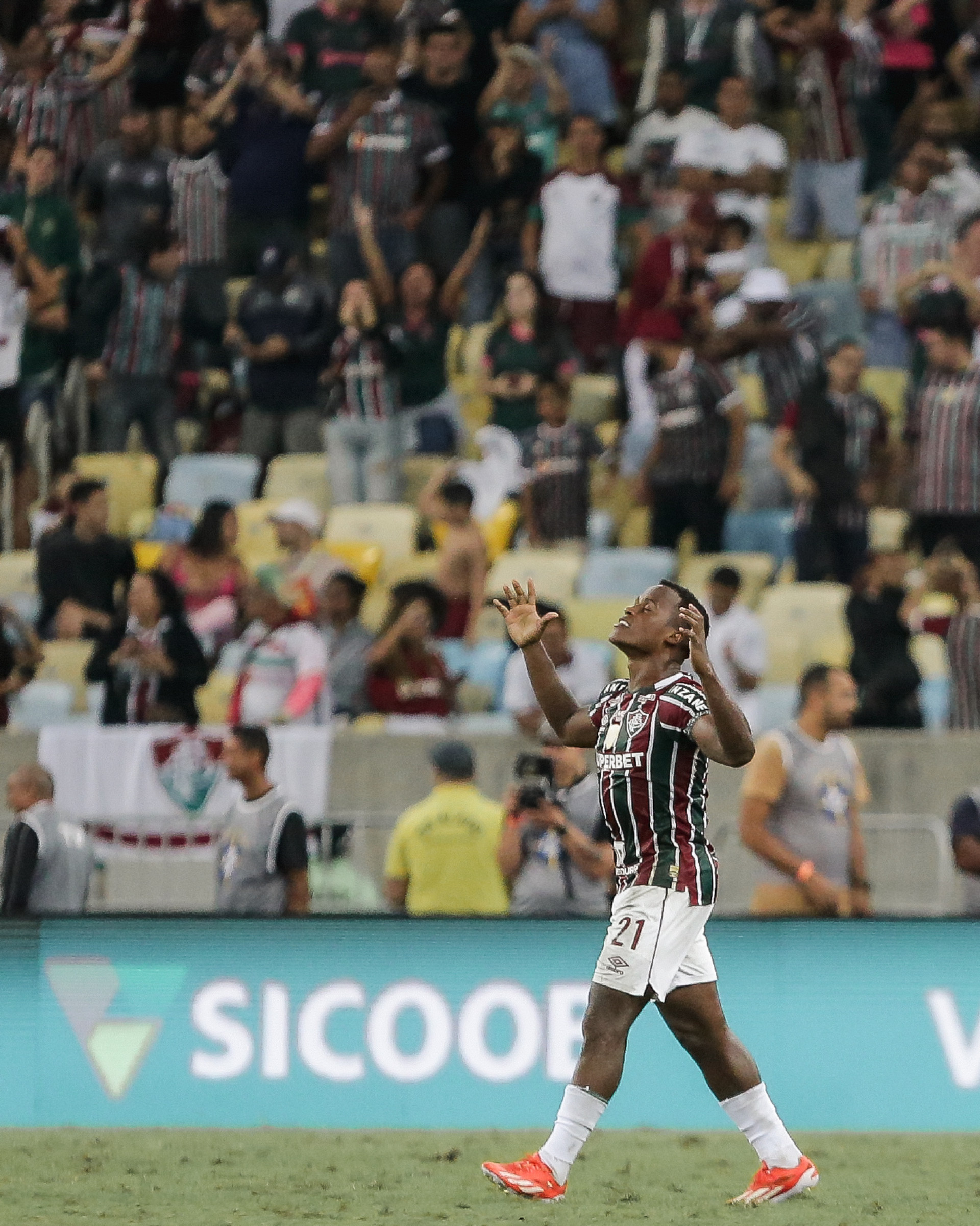 Jhon Arias marcou o gol da vitória