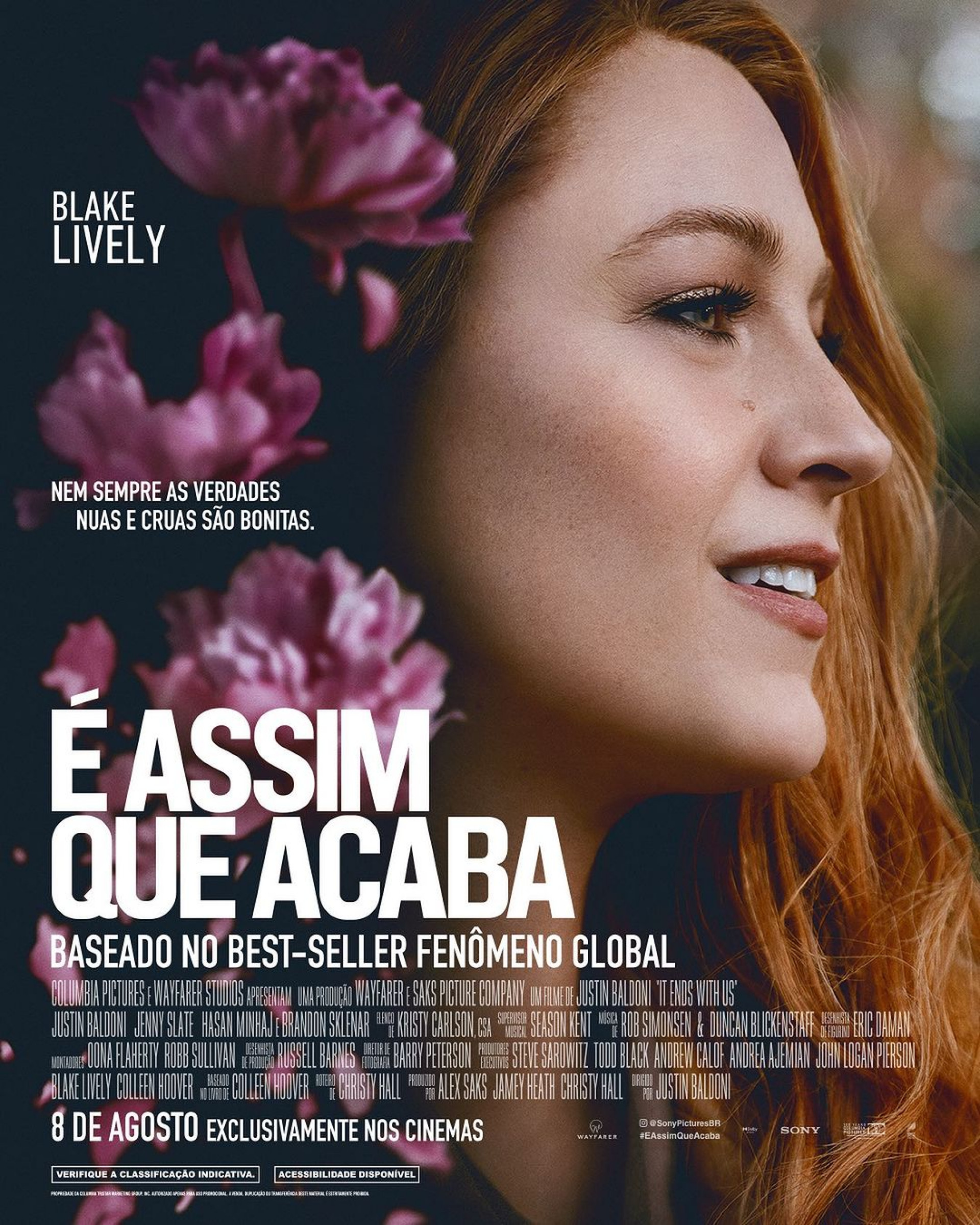 Relação de Lily e Ryle é tema do novo trailer de 'É Assim que Acaba' - Divulgação / Sony Pictures
