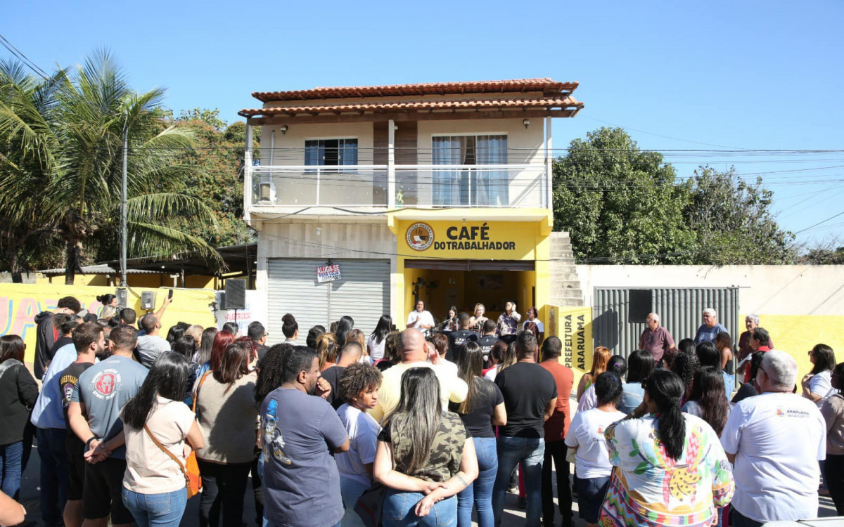 Inauguração Café do Trabalhador Fazendinha