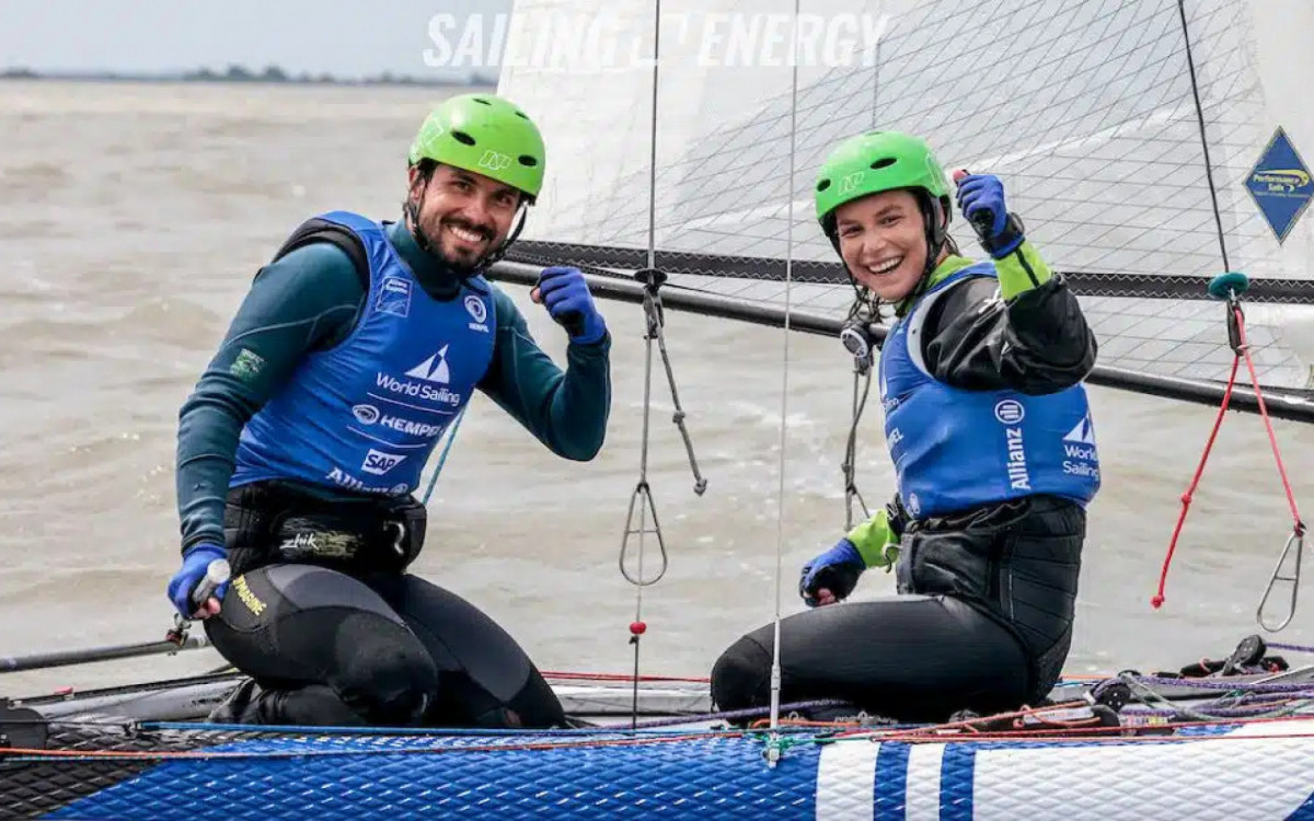 Velejador carioca João Siemsen disputará categoria Nacra ao lado de Marina Ardnt