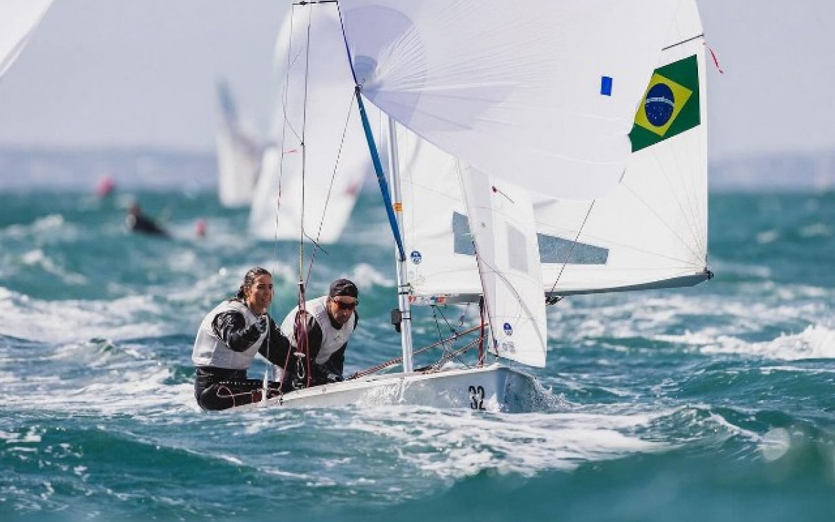 Velejadores Isabel Swan e Henrique Haddad representarão o Brasil e o Rio de Janeiro na classe 470