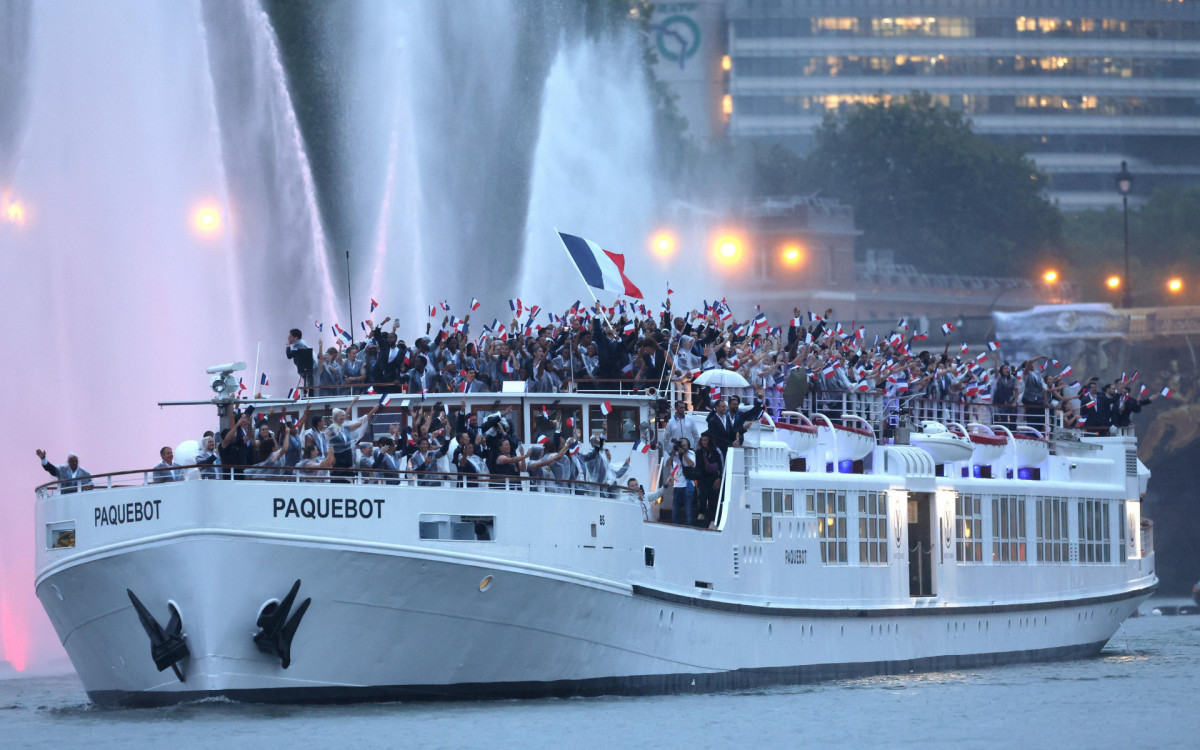 Delegação da França encerrou o desfile