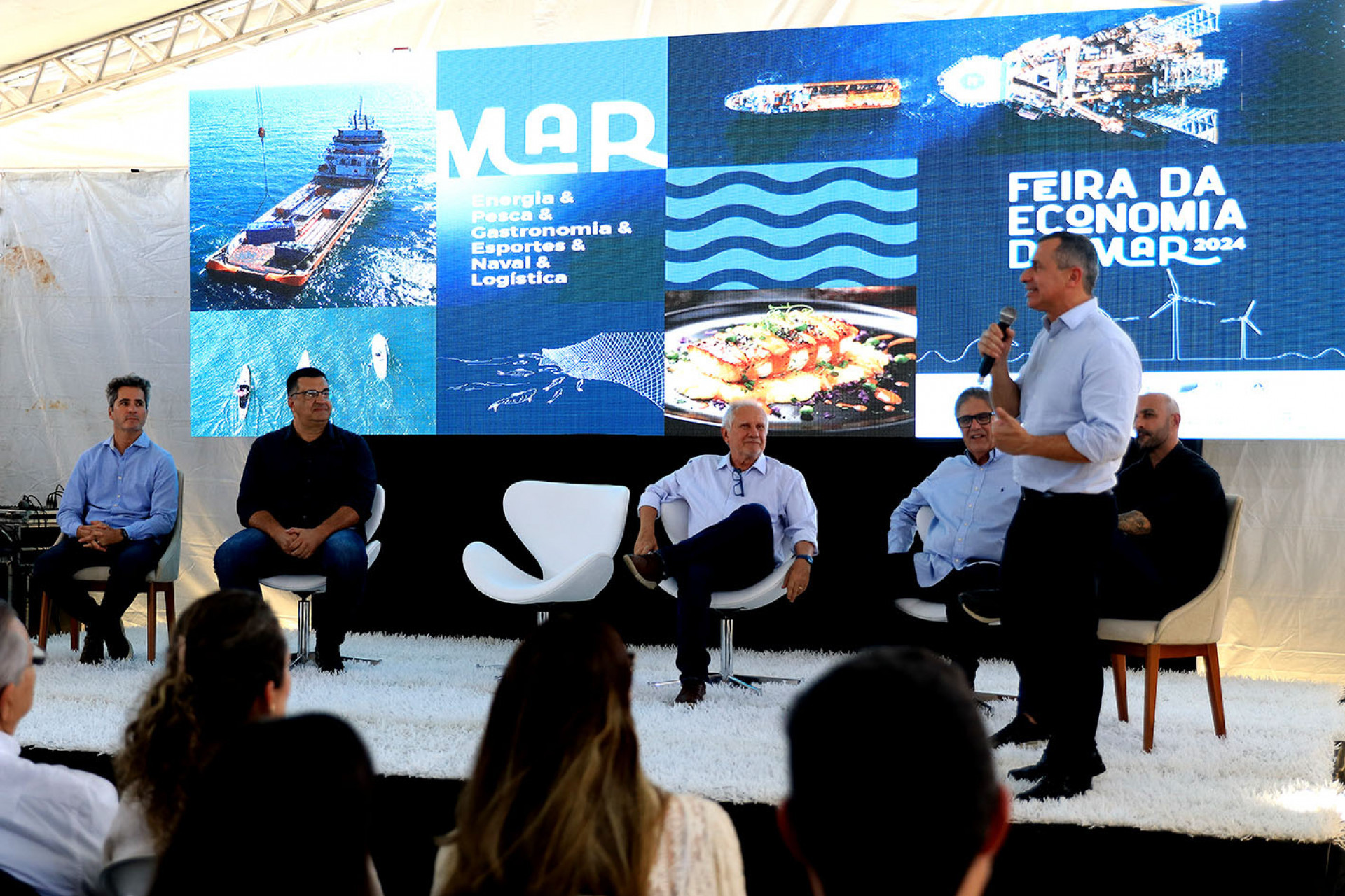 A Feira da Economia do Mar reúne líderes e empresários em Macaé para discutir o futuro dos setores marítimo e naval - Foto: Maurício Porão 