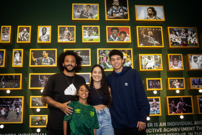 Marcelo e família visitam o Museu Fluminense: 'Muito feliz de fazer parte da história'