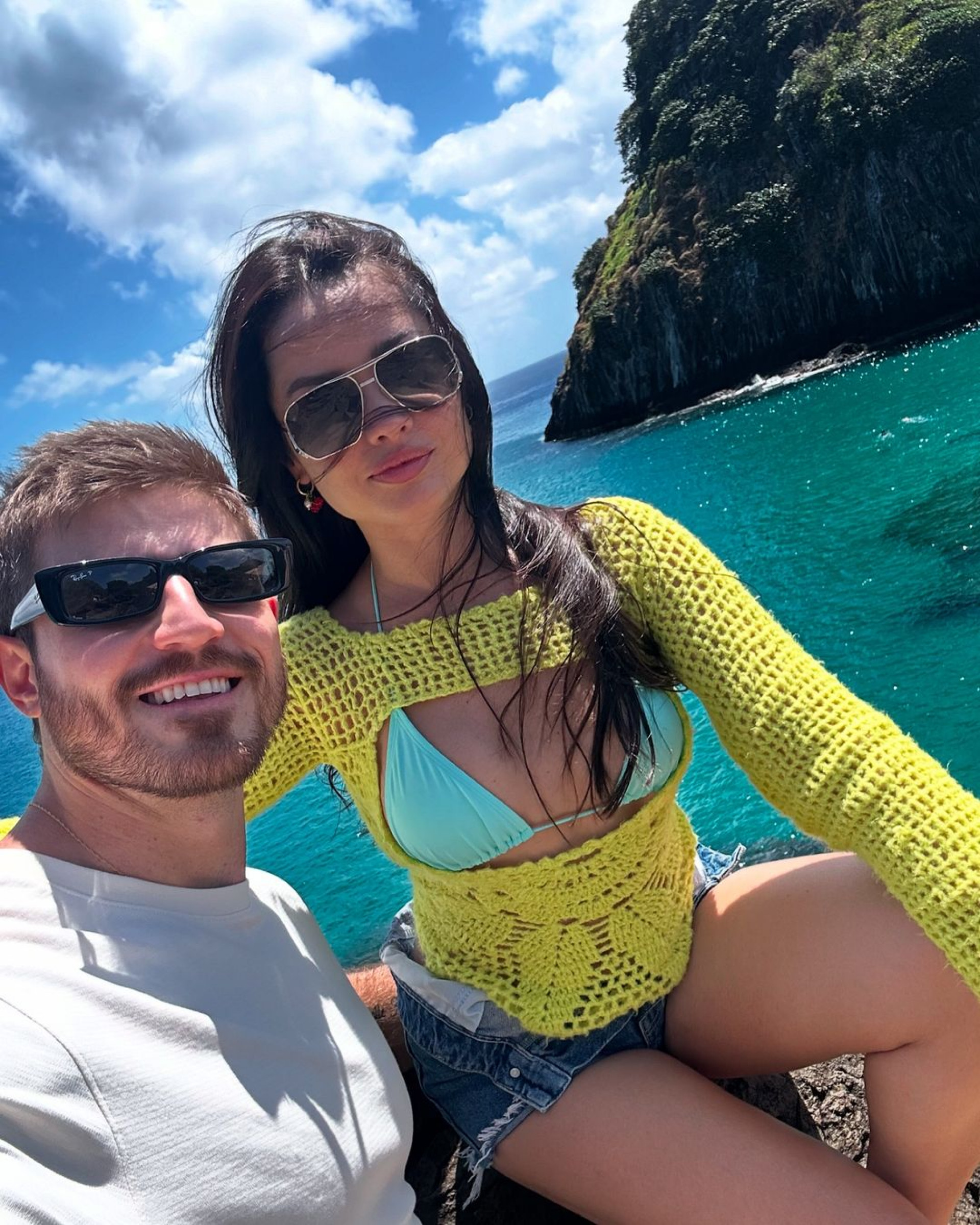 Juliette e Kaique Cerveny aproveitam férias em Fernando de Noronha - Reprodução / Instagram