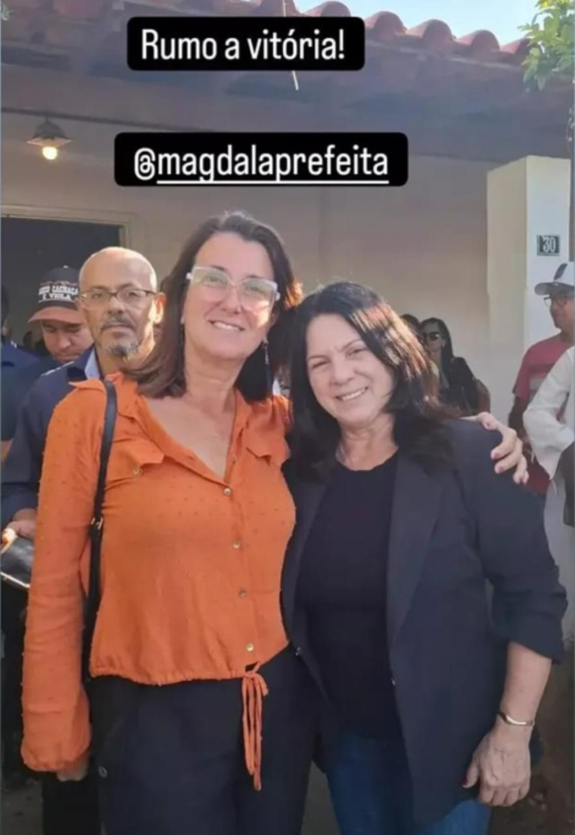 Secretária adjunta de Meio Ambiente, Marcella Santanna, e prefeita Magdala Furtado - Reprodução