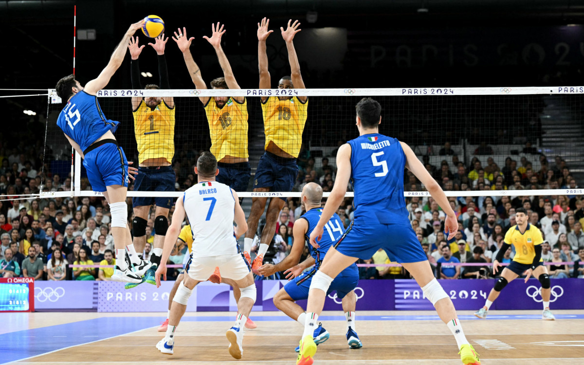 Brasil foi derrotado para a Itália