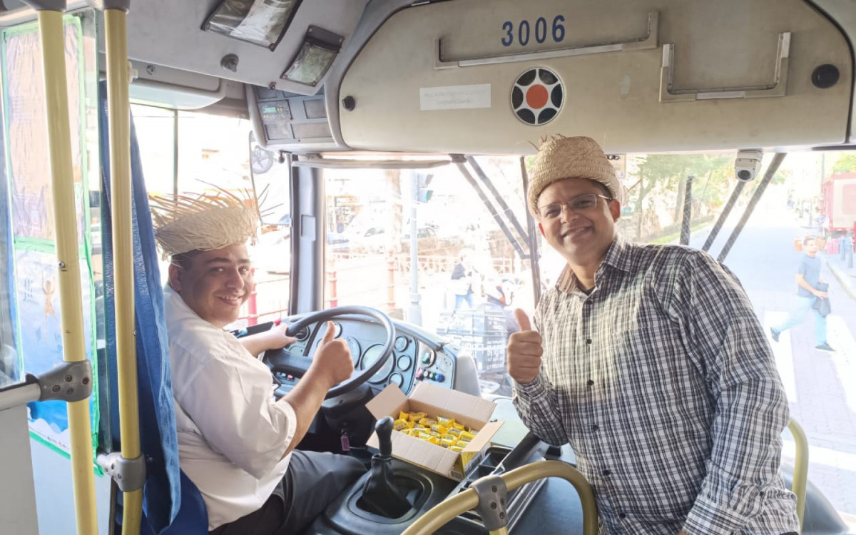 Ônibus da Cidade das Hortênsias