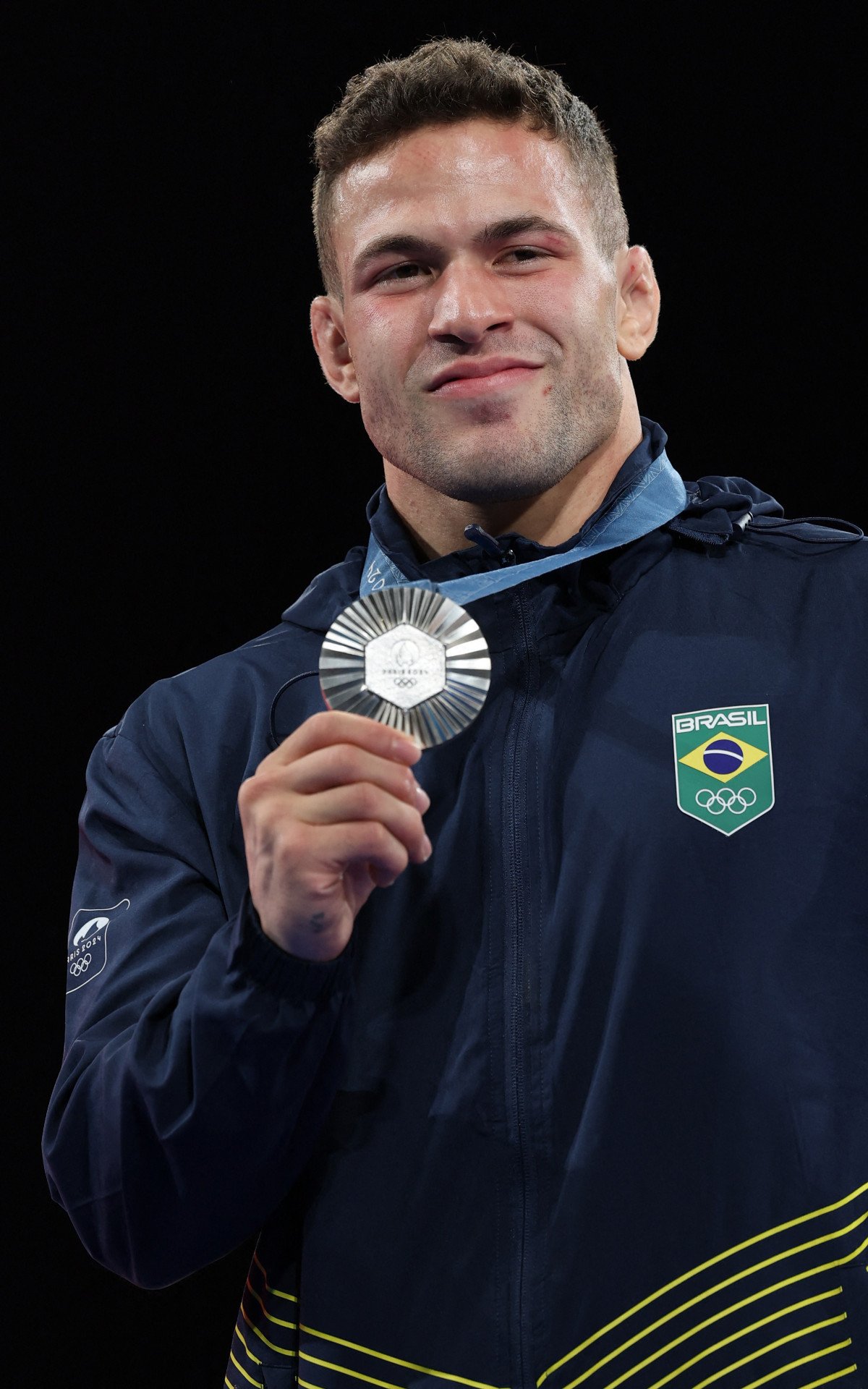 Willian Lima ganhou medalha de prata na Olimpíada de Paris - Jack Guez / AFP